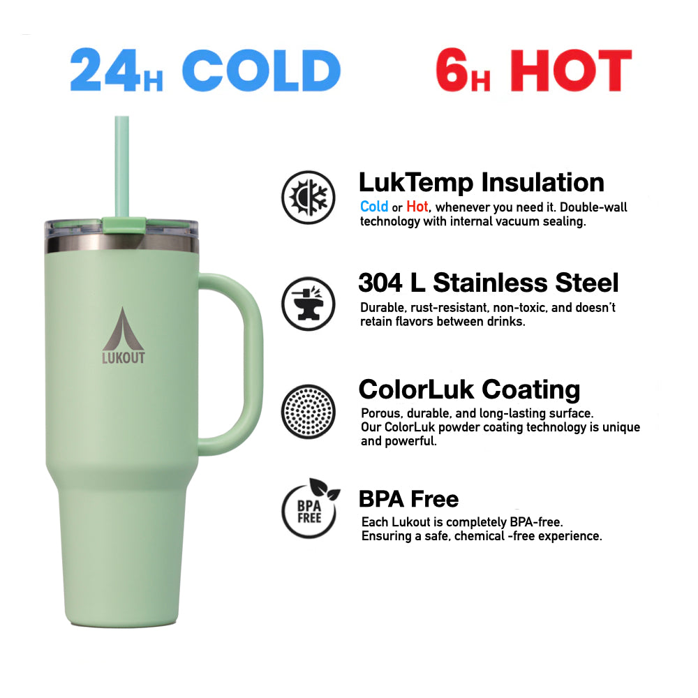 Travel Tumbler 1200 ml - SOFT MATCHA
