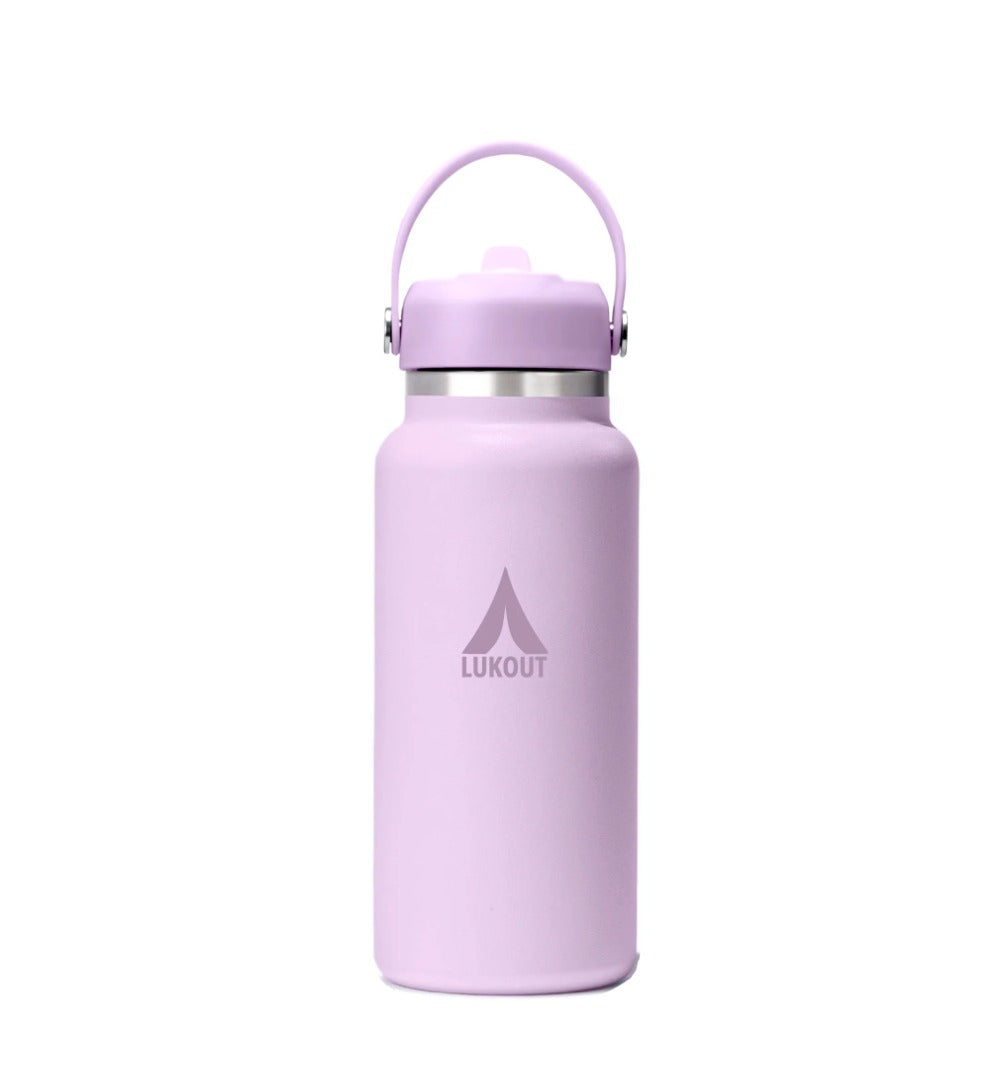 Wide Mouth 946 ml/32 Oz | Straw Handle | LILAC