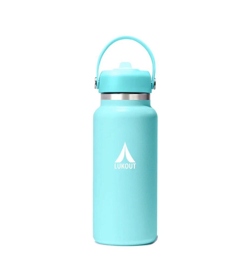 Wide Mouth 946 ml/32 Oz | Straw Handle | SKY BLUE