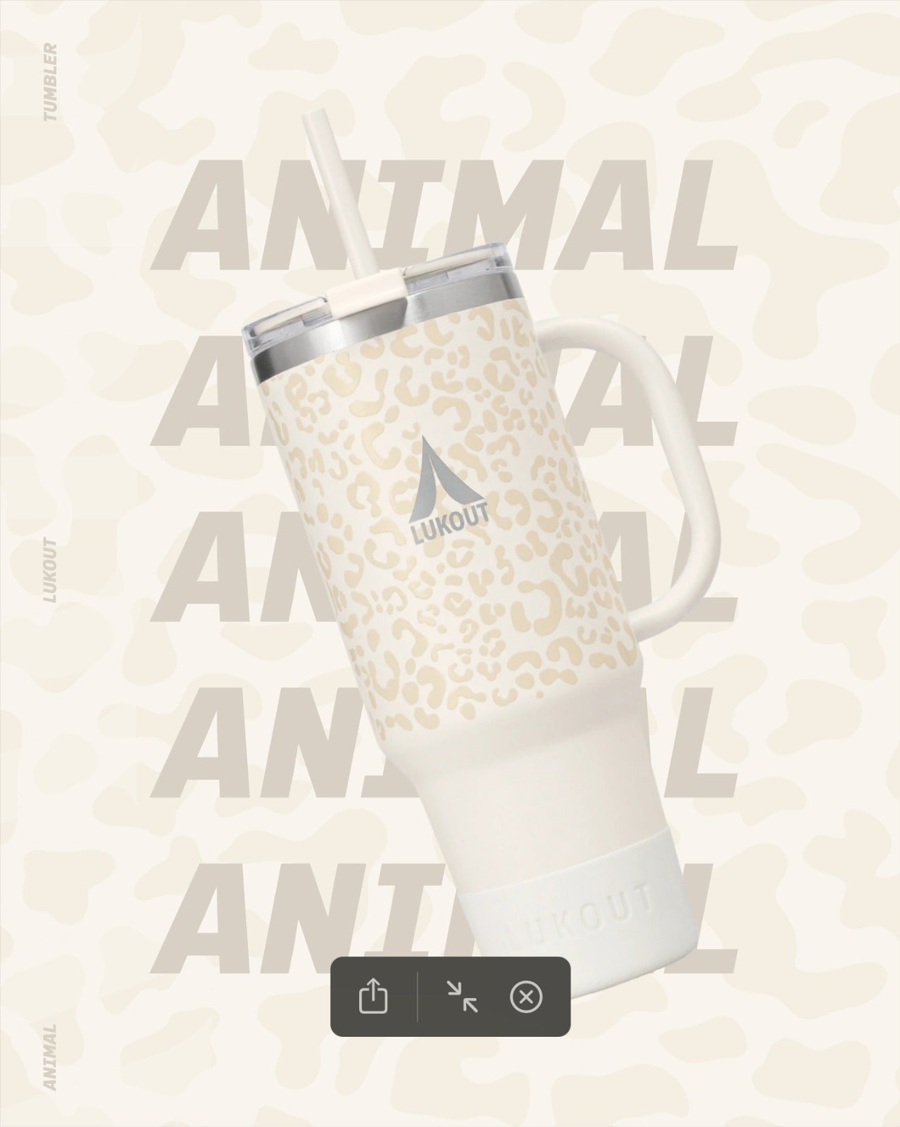 Travel Tumbler 1200 ml - ANIMAL