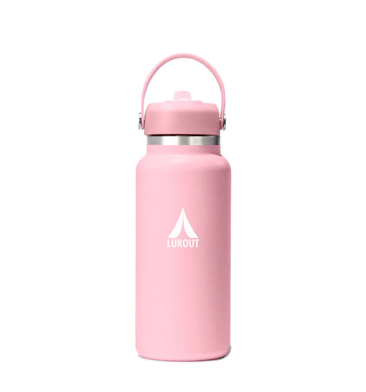 Wide Mouth 946 ml/32 Oz | Straw Handle | SOFT PINK