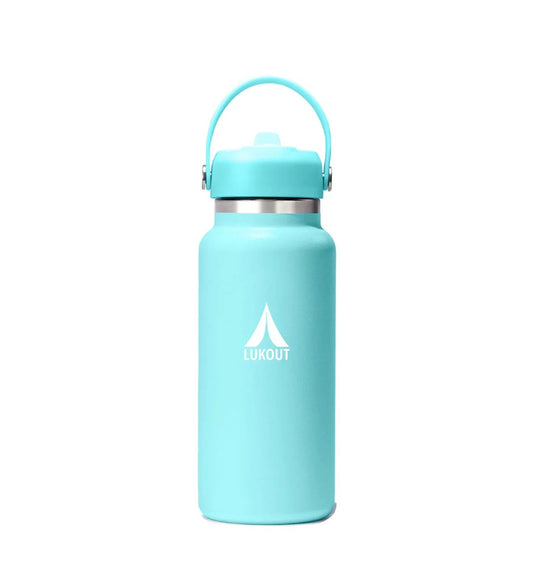 Wide Mouth 946 ml/32 Oz | Straw Handle | SKY BLUE