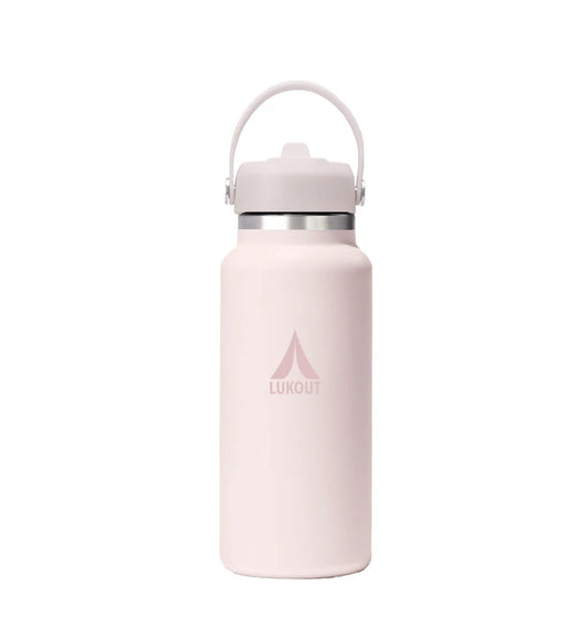 Wide Mouth 946 ml/32 Oz | Straw Handle | PINK MIST